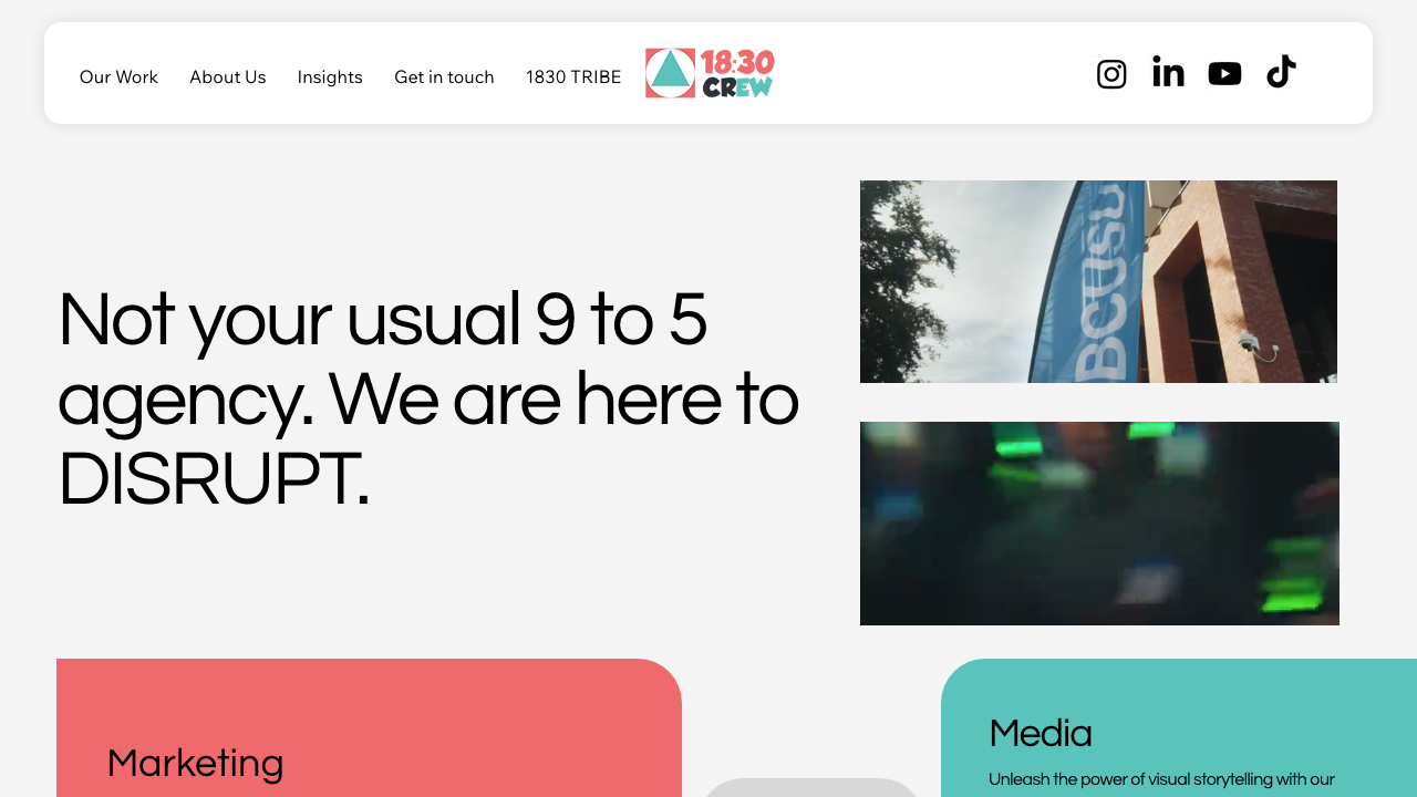 1830 CREW LTD website preview