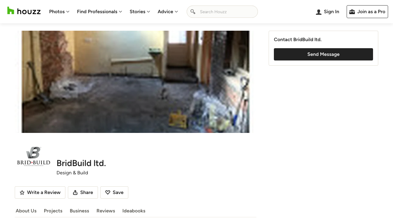 BRIDBUILD CONSTRUCTION LIMITED website preview