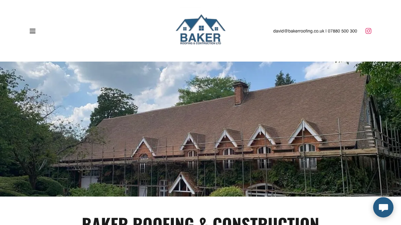 BAKER ROOFING AND CONSTRUCTION COMPANY LIMITED website preview