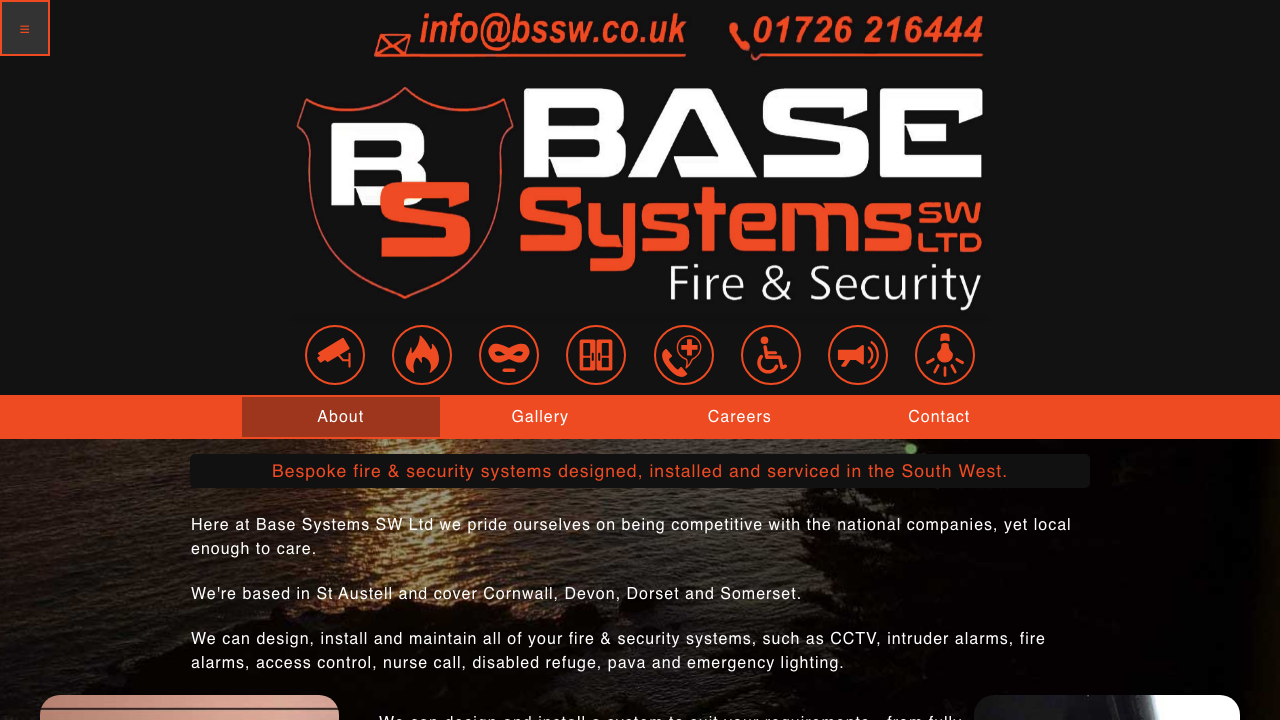 BASE SYSTEMS SOUTH WEST LIMITED website preview