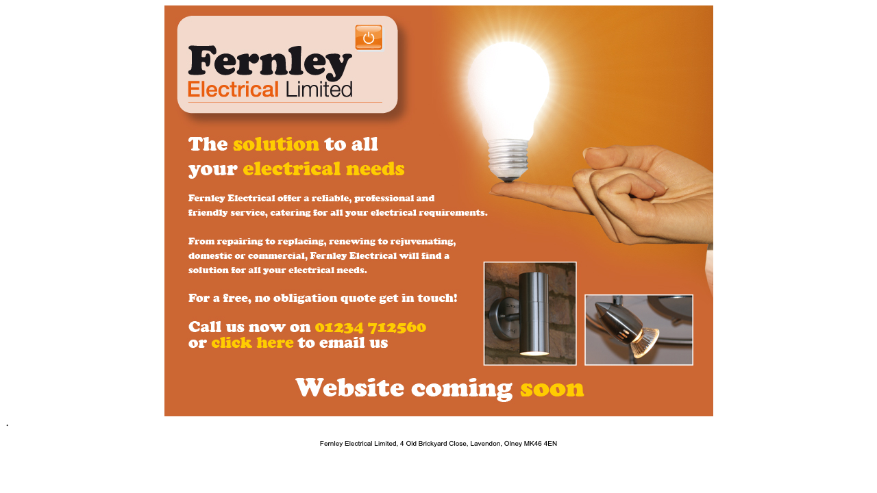 FERNLEY ELECTRICAL LIMITED website preview