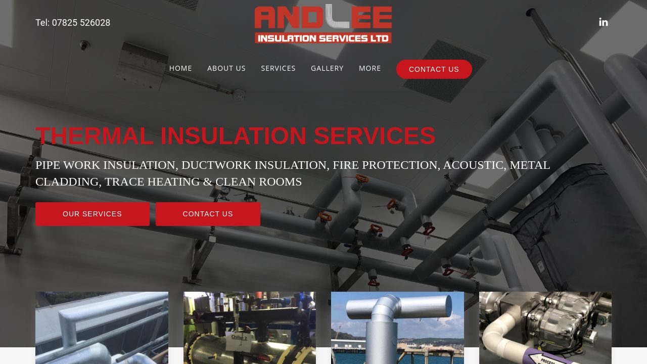 ANDLEE INSULATION SERVICES LTD website preview