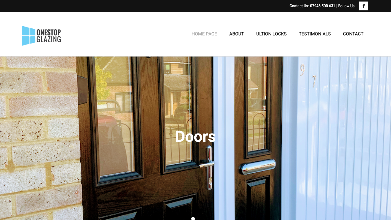 1STOP GLAZING LIMITED website preview