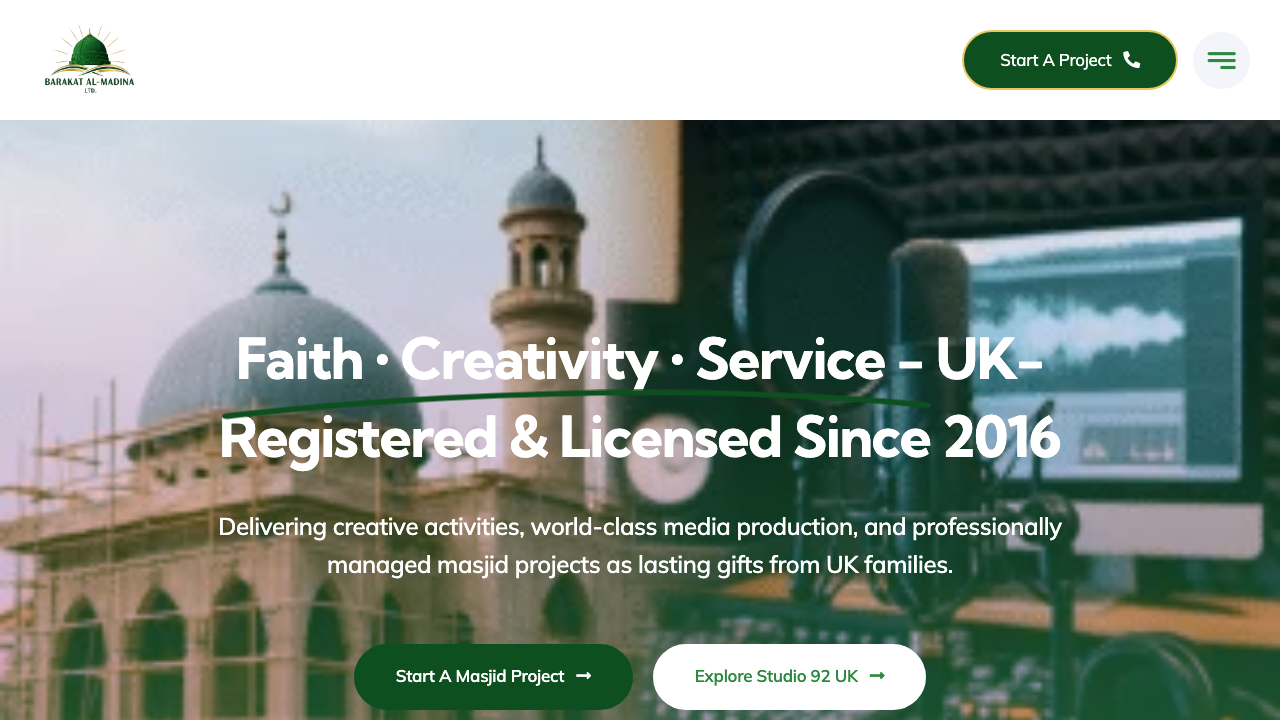 BARAKAT AL-MADINA LTD website preview