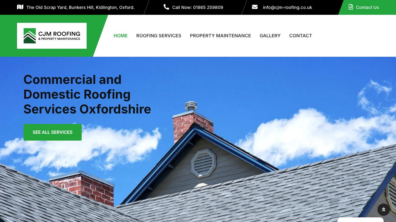 CJM ROOFING & PROPERTY MAINTENANCE LTD website preview