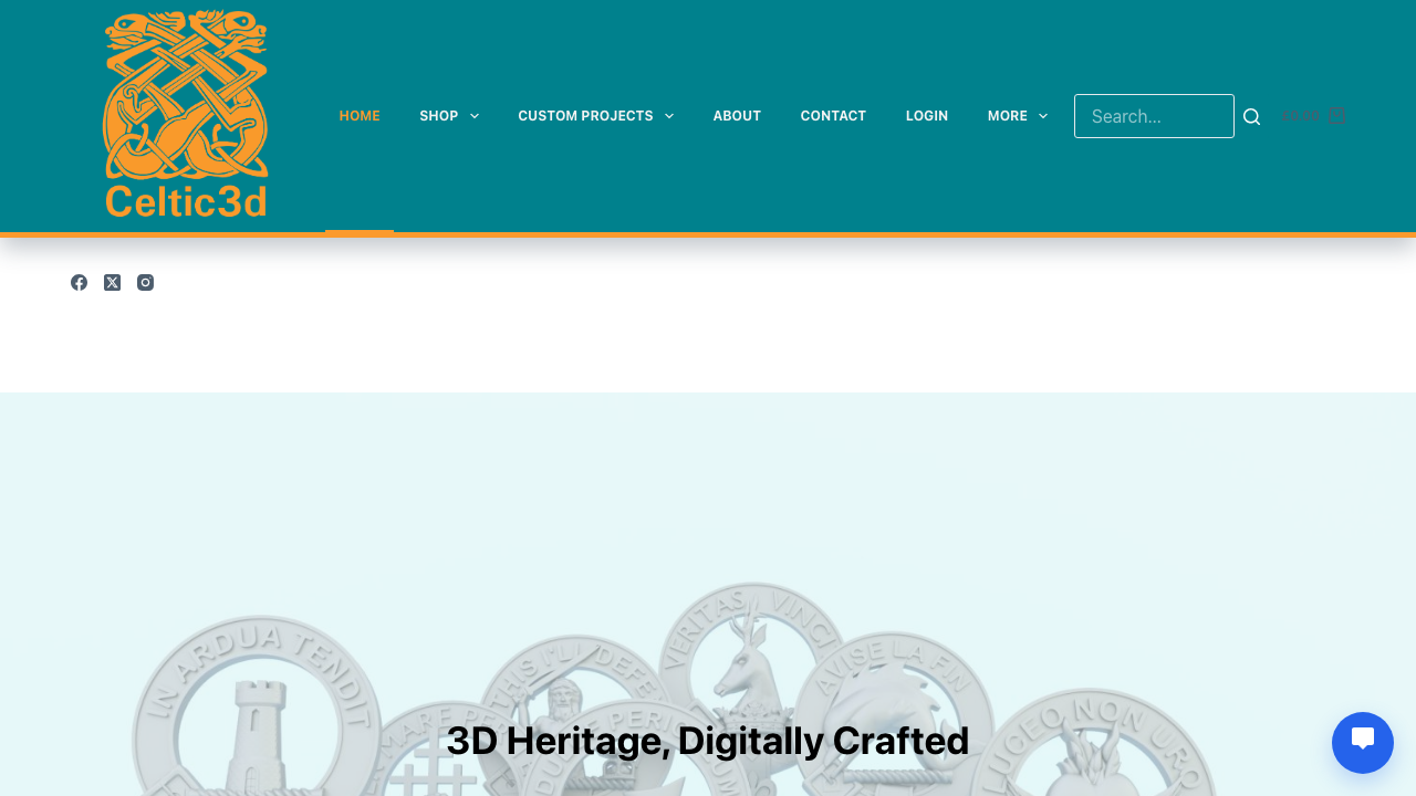 CELTIC3D LTD website preview
