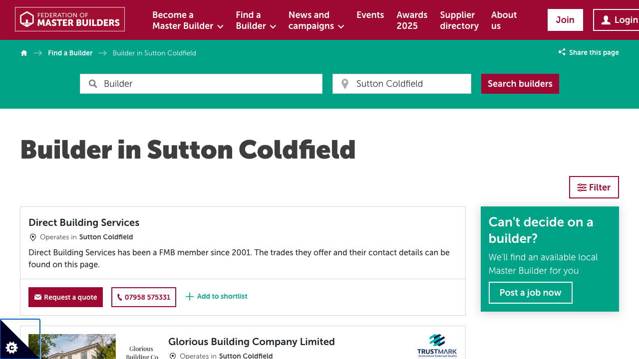 BJ CROSBIE BUILDERS LTD website preview