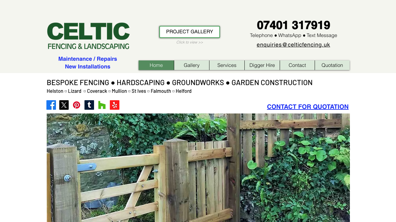 CELTIC FENCING LTD website preview