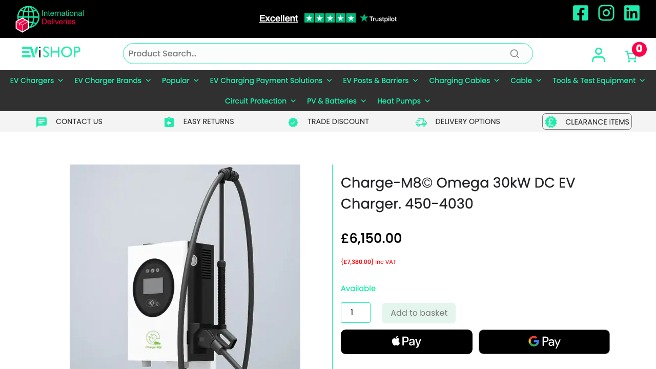 CHARGE-M8 LIMITED website preview