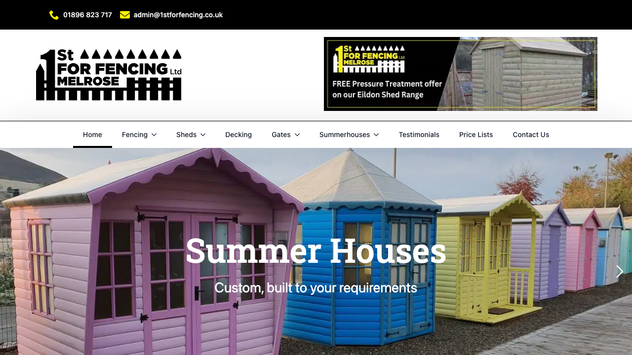 1ST FOR FENCING (ERECTORS AND CONSULTANTS) LIMITED website preview