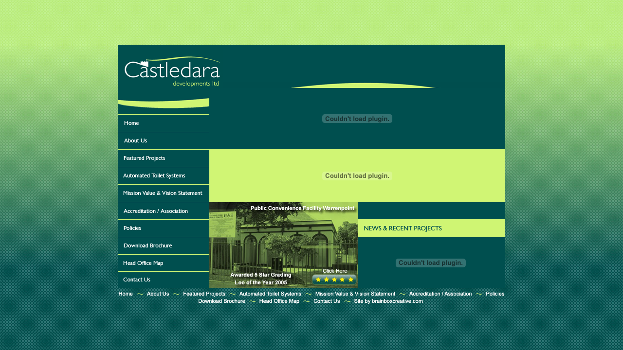 CASTLEDARA DEVELOPMENTS LTD website preview