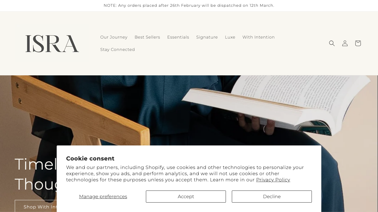 BRANDS BY ISRA LTD website preview