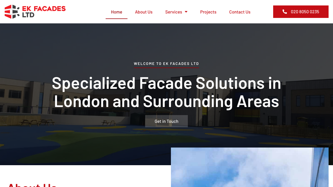 EK GROUP LTD website preview