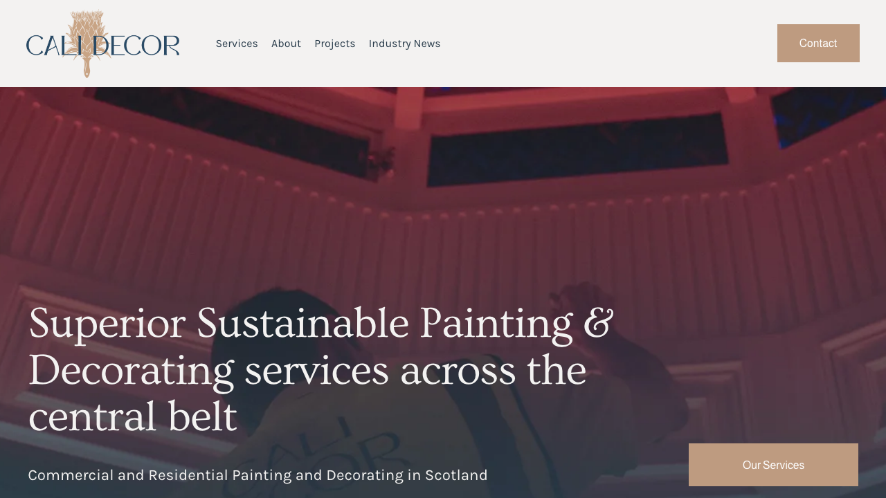 CALI DECOR LIMITED website preview