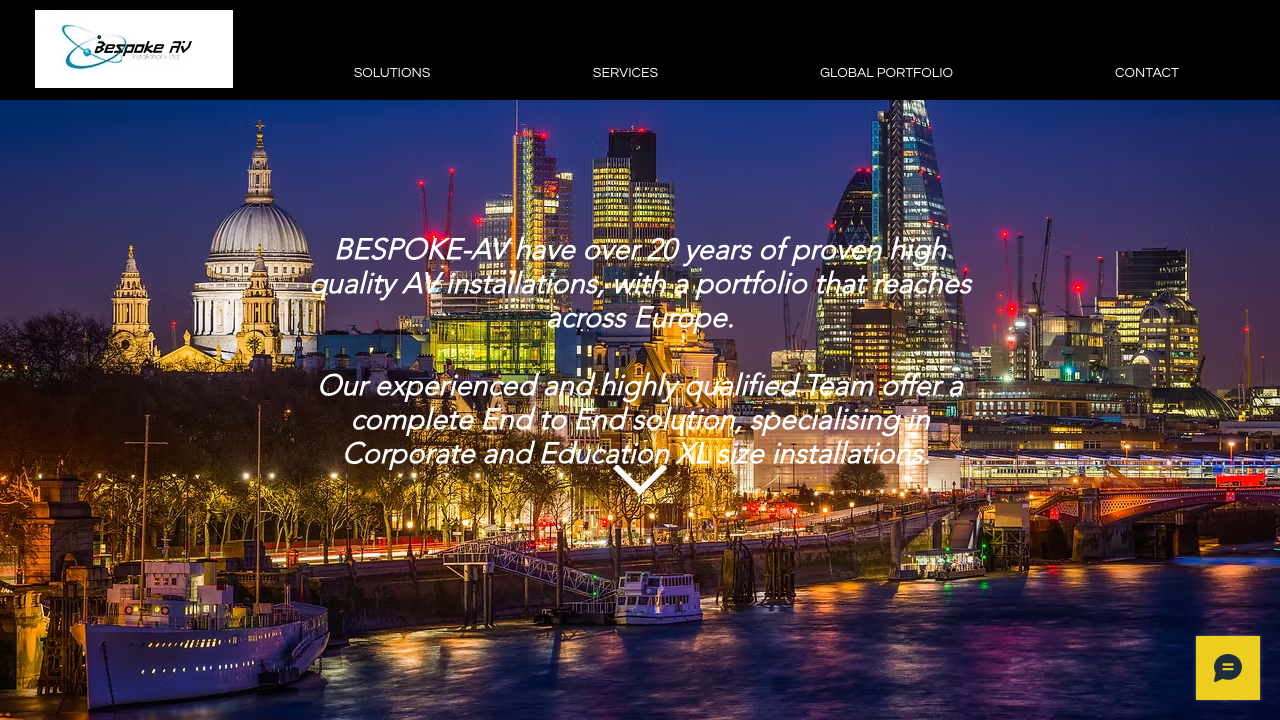 BESPOKE AV INSTALLATIONS LTD website preview