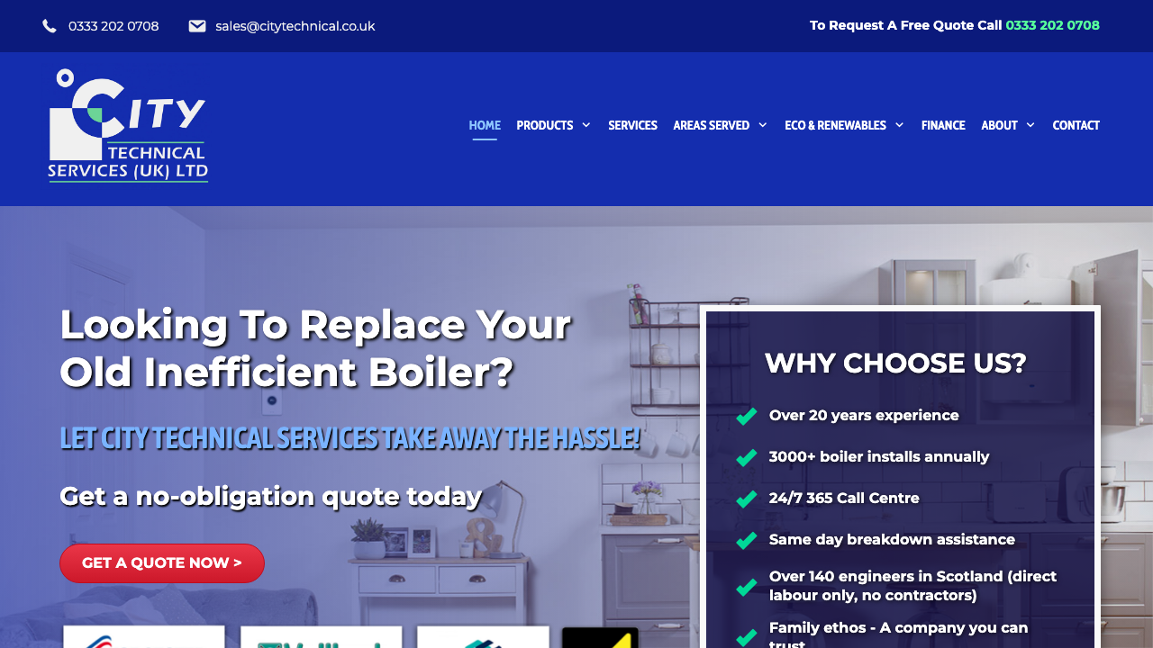 BOILER AND HEATING TECHNICAL SERVICES LIMITED website preview