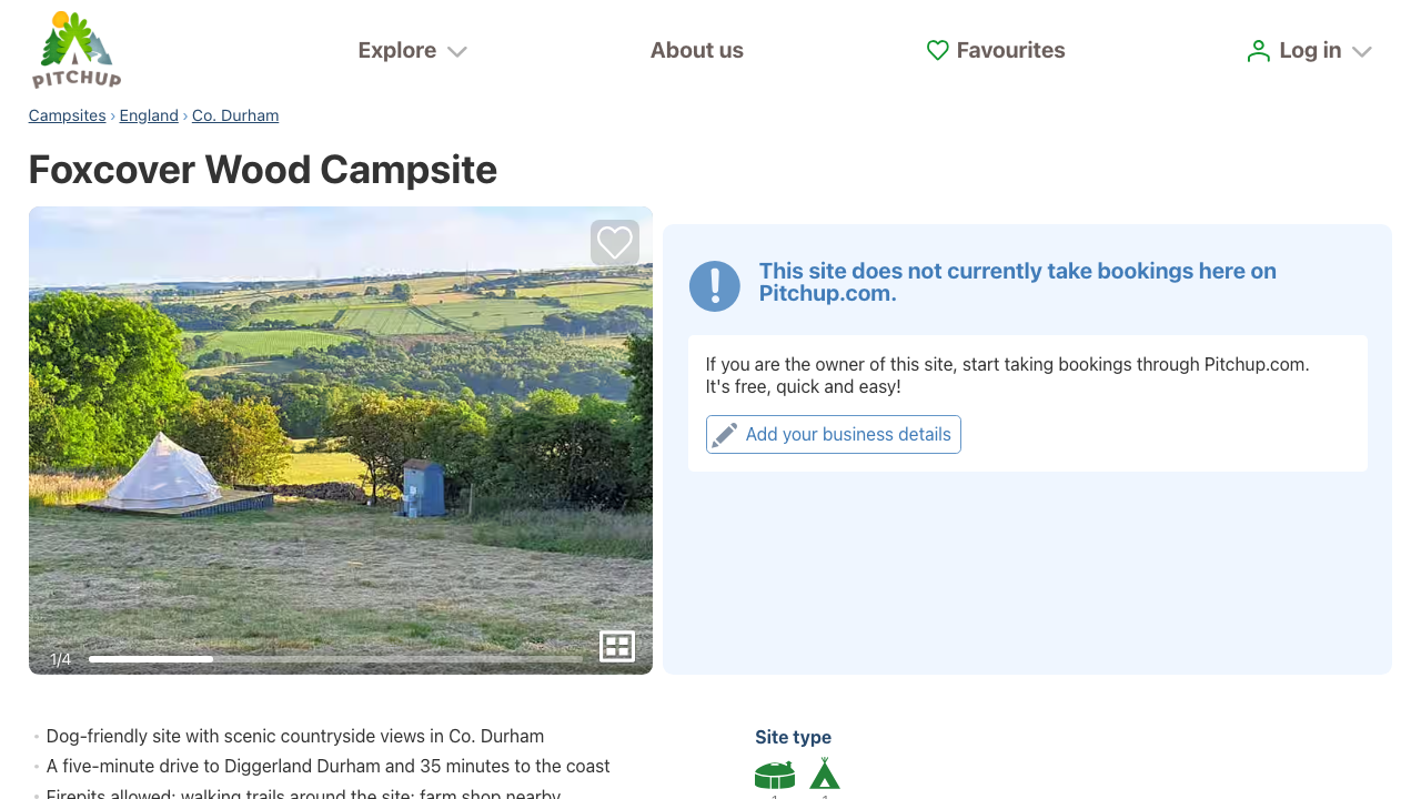 FOXCOVER LIMITED website preview