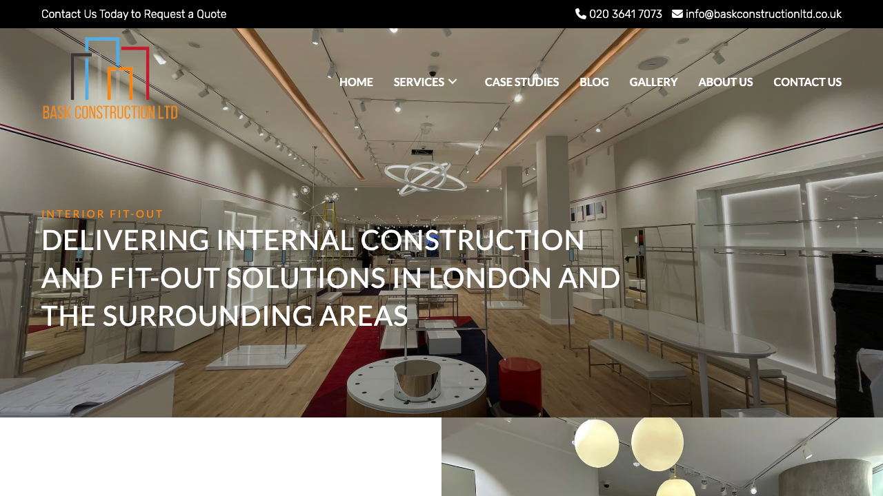 BASK INTERIORS LTD website preview