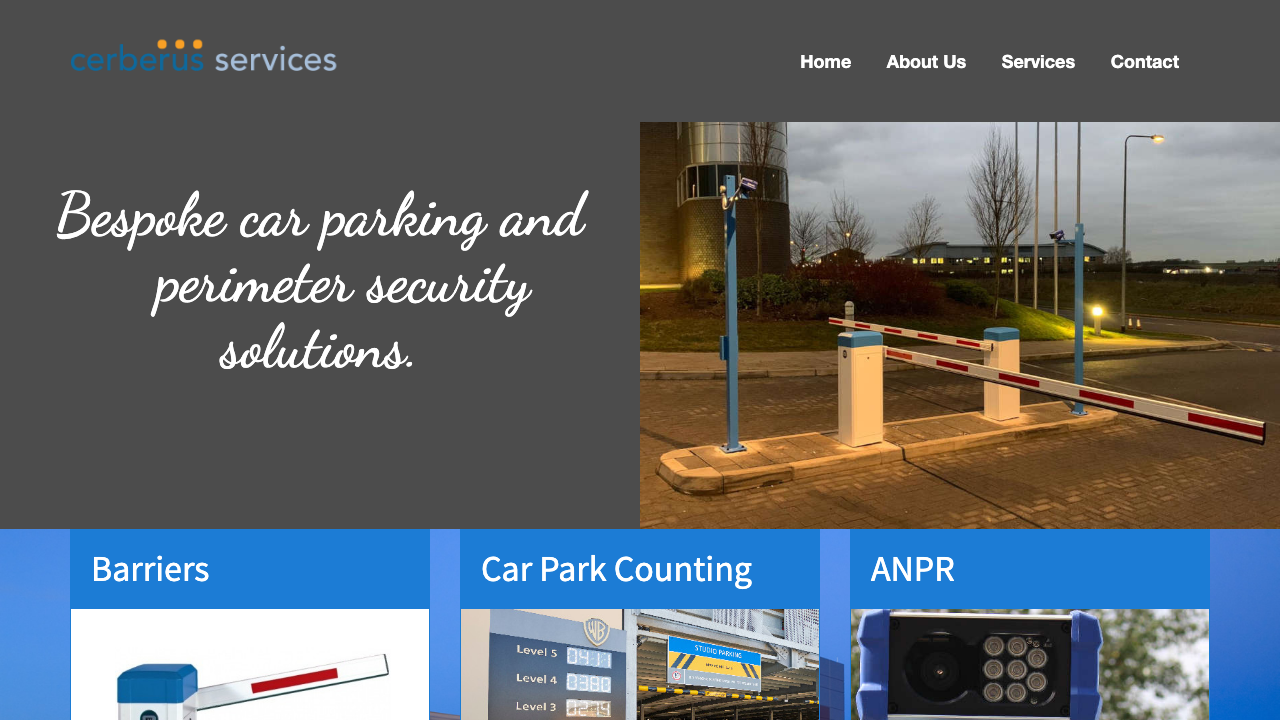 CERBERUS SERVICES LIMITED website preview