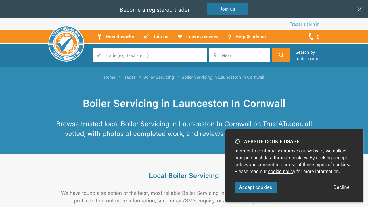 BOILERS & MORE LTD website preview