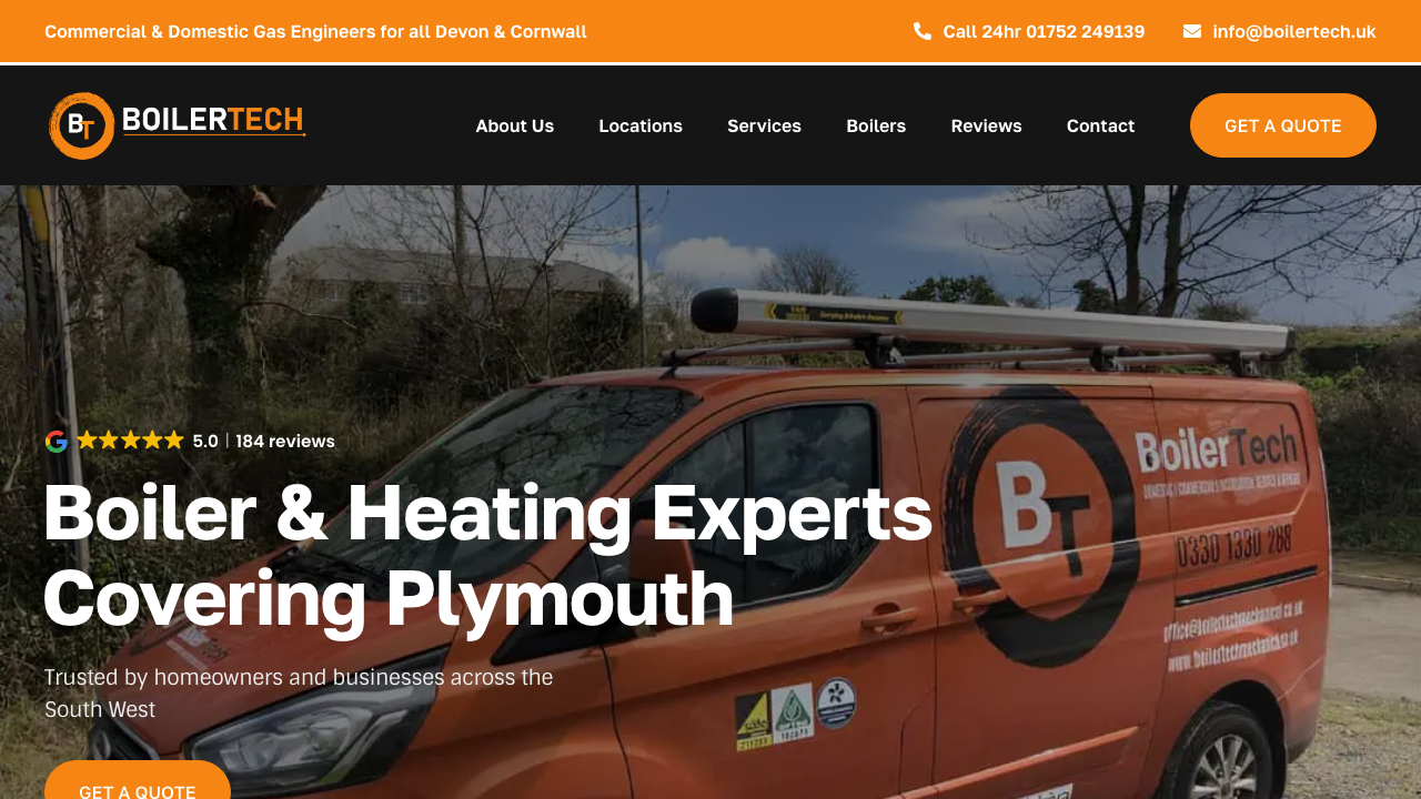 BOILERTECH SERVICES LTD website preview