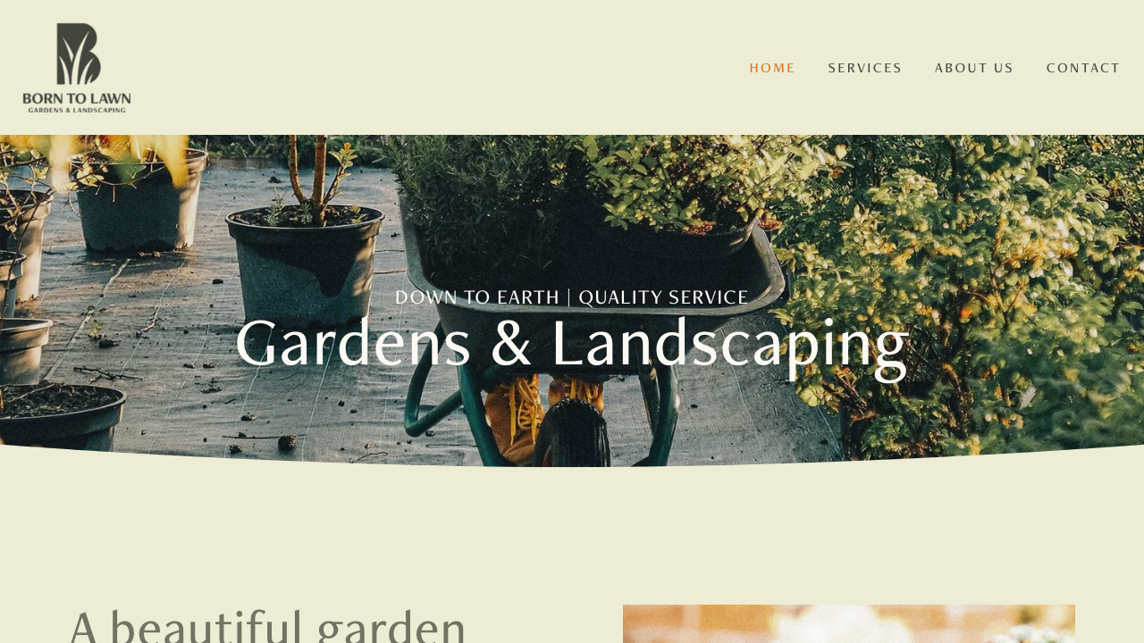 BORN TO LAWN LTD website preview
