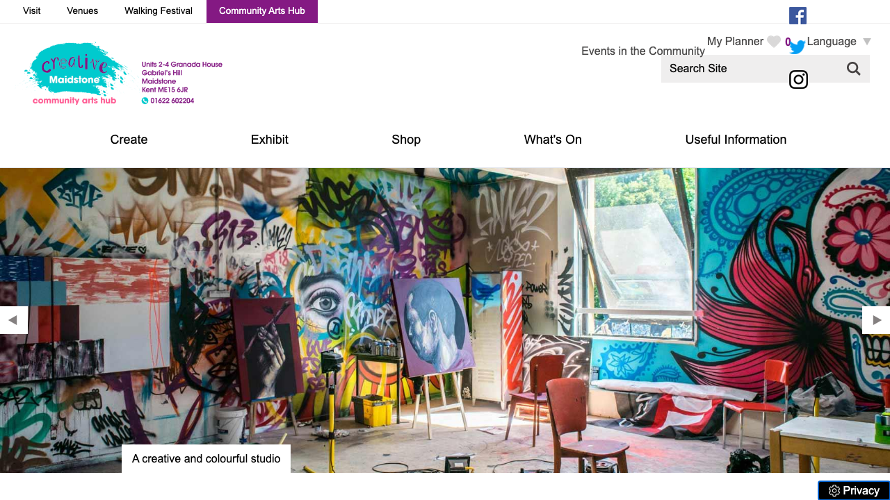 CALLING FOR CREATIVITY LIMITED website preview
