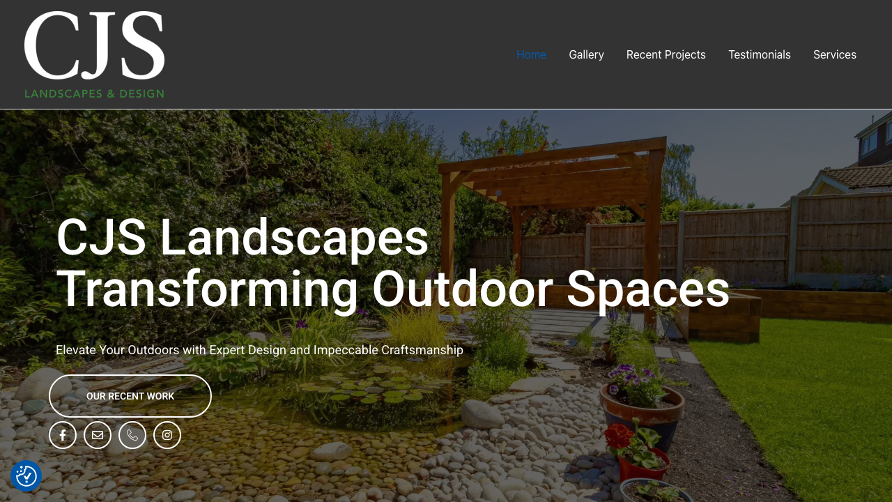 CJS LANDSCAPE & DESIGN LIMITED website preview