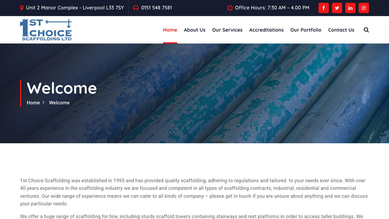 1ST CHOICE SCAFFOLDING LIMITED website preview