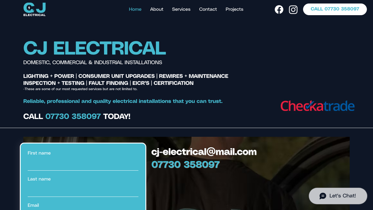 CJK ELECTRICAL SERVICES LIMITED website preview