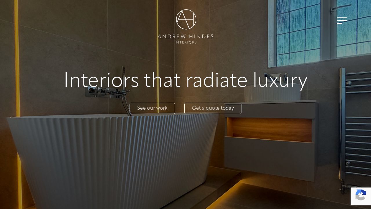 ANDREW HINDES INTERIORS LTD website preview