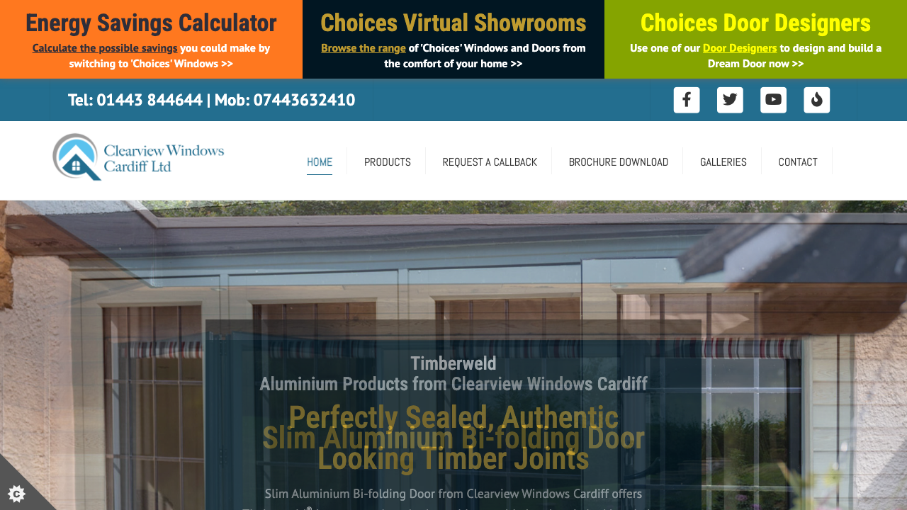 CLEARVIEW WINDOWS DOORS AND CONSERVATORIES LTD website preview