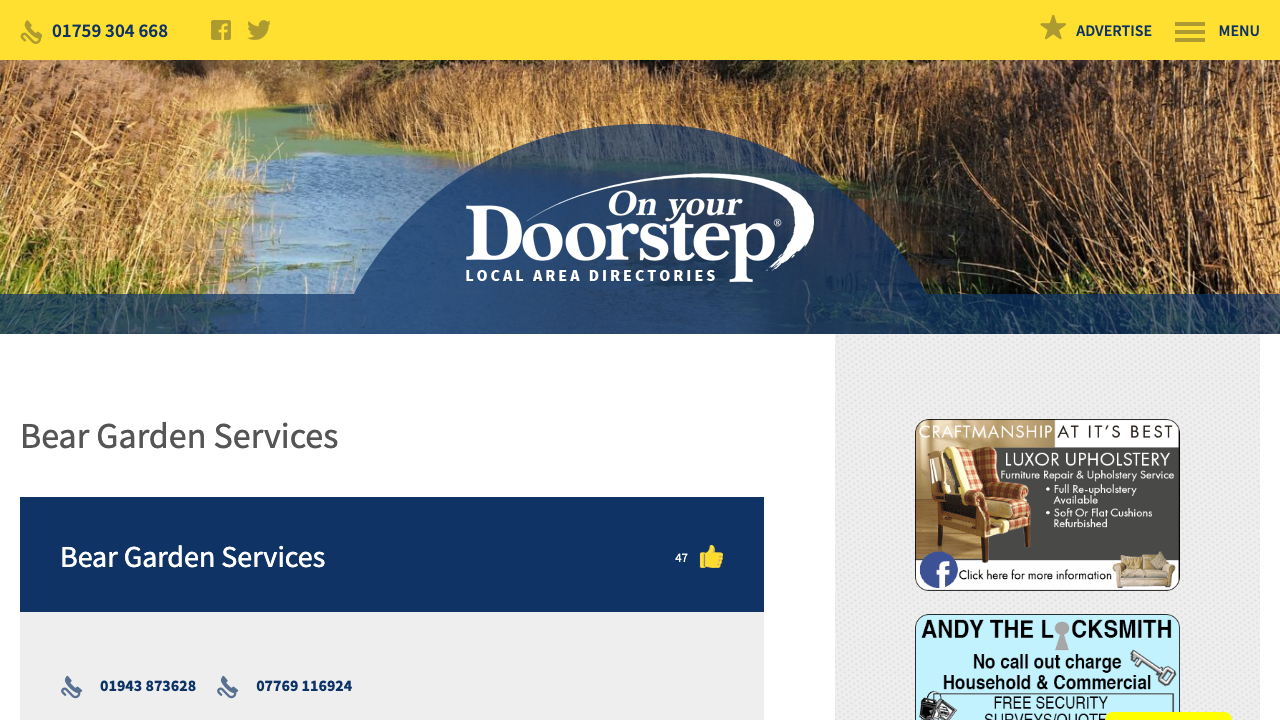 BEAR GARDENING LIMITED website preview