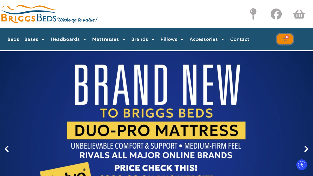 BRIGGS BEDS LTD website preview