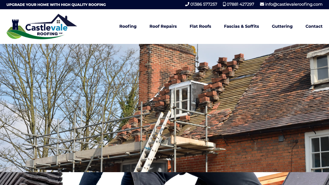 CASTLEVALE ROOFING LTD website preview