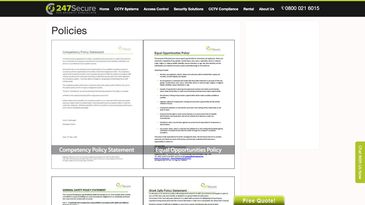 24-7 SECURE SYSTEMS LTD website preview