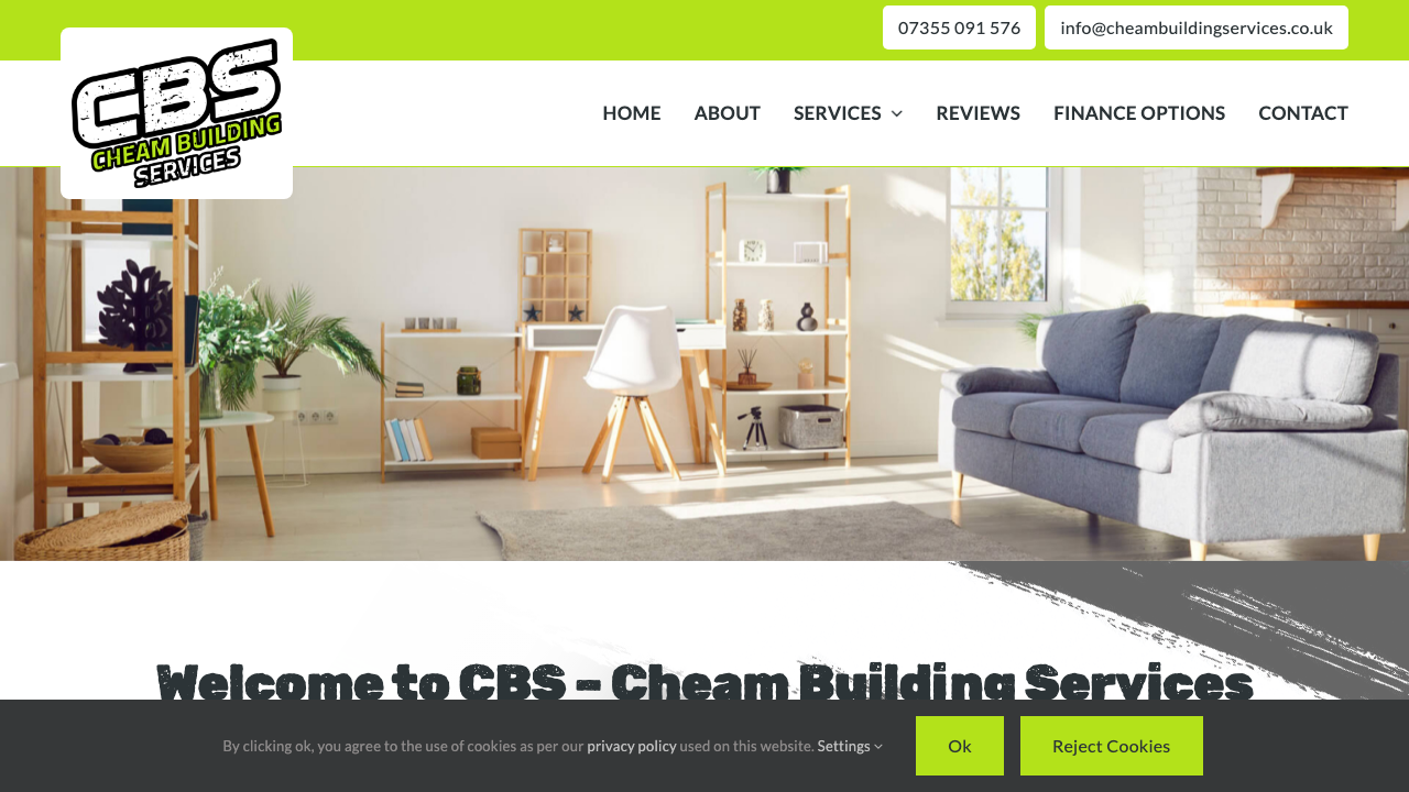 CHM BUILDING SERVICES LTD website preview