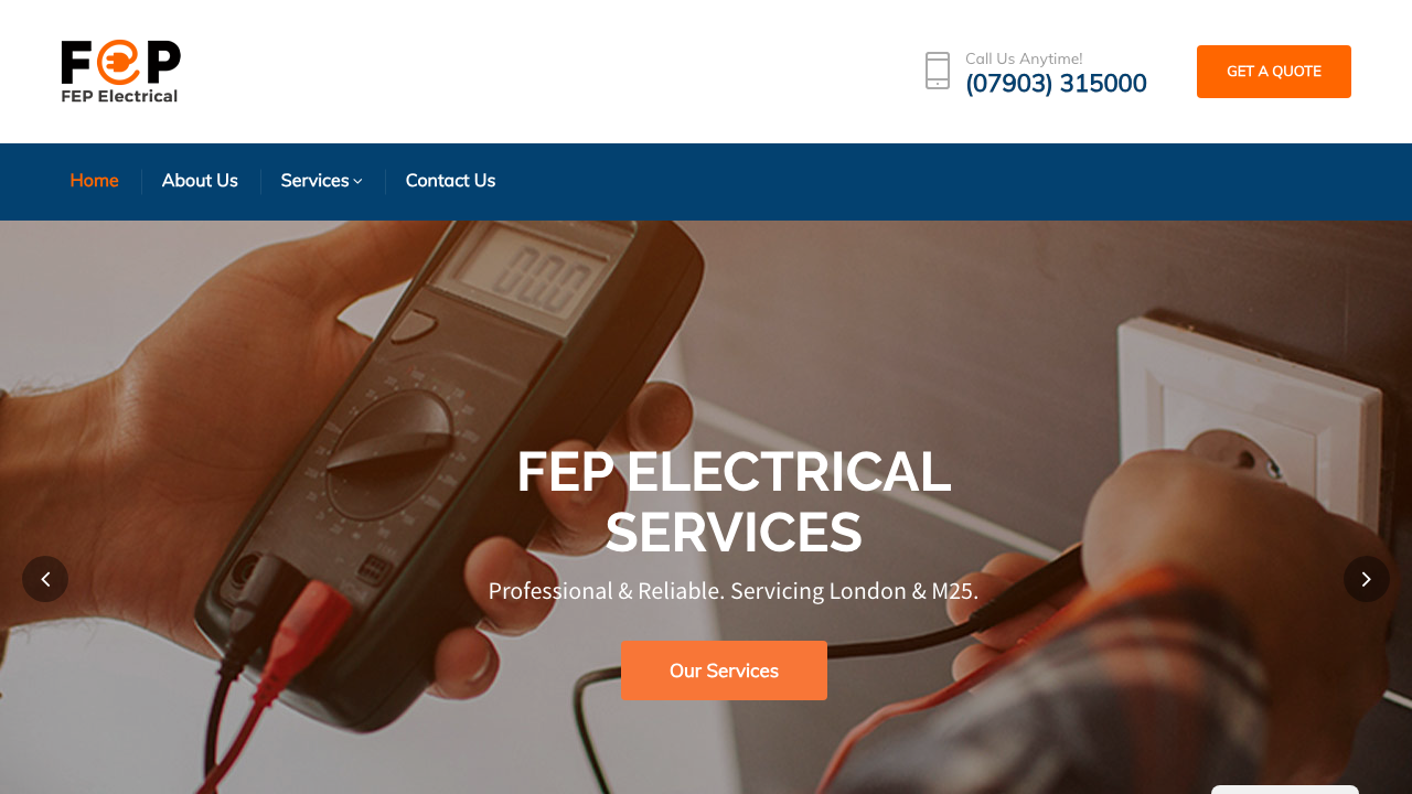 FEP SERVICES LTD website preview