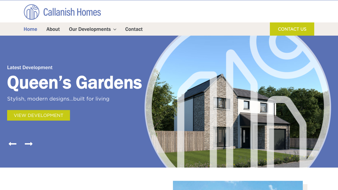 CALLANISH HOMES (GLENBOIG) LIMITED website preview