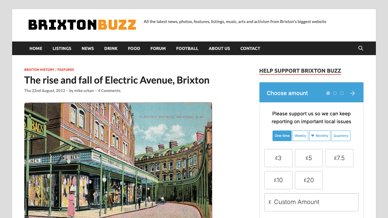ELECTRIC AVENUE LTD website preview