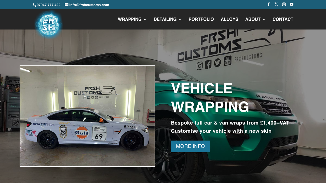 101 CUSTOMS LTD website preview