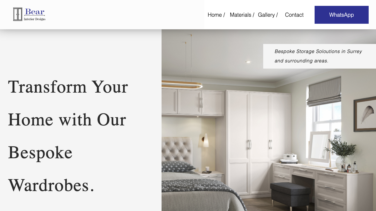 BEAR INTERIOR DESIGNS LTD website preview