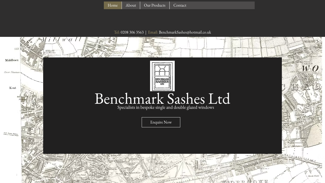 BENCHMARK SASHES LTD website preview
