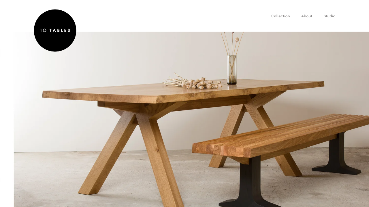 10 TABLES LIMITED website preview