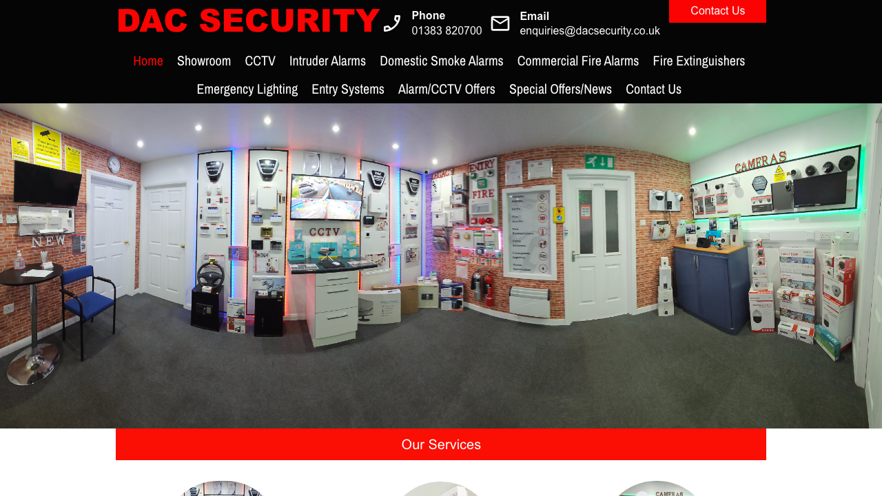DAC SECURITY LIMITED website preview