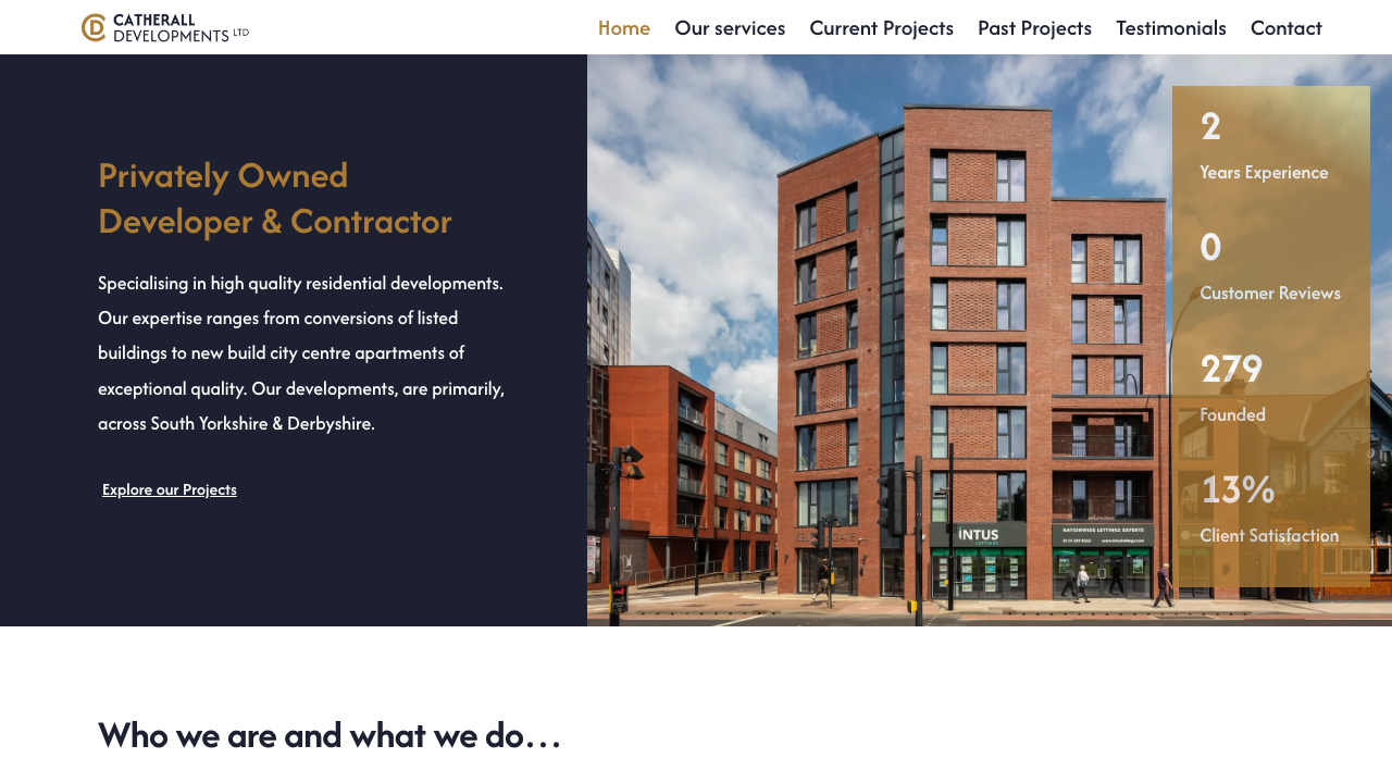 CATHERALL CONSTRUCTION LIMITED website preview