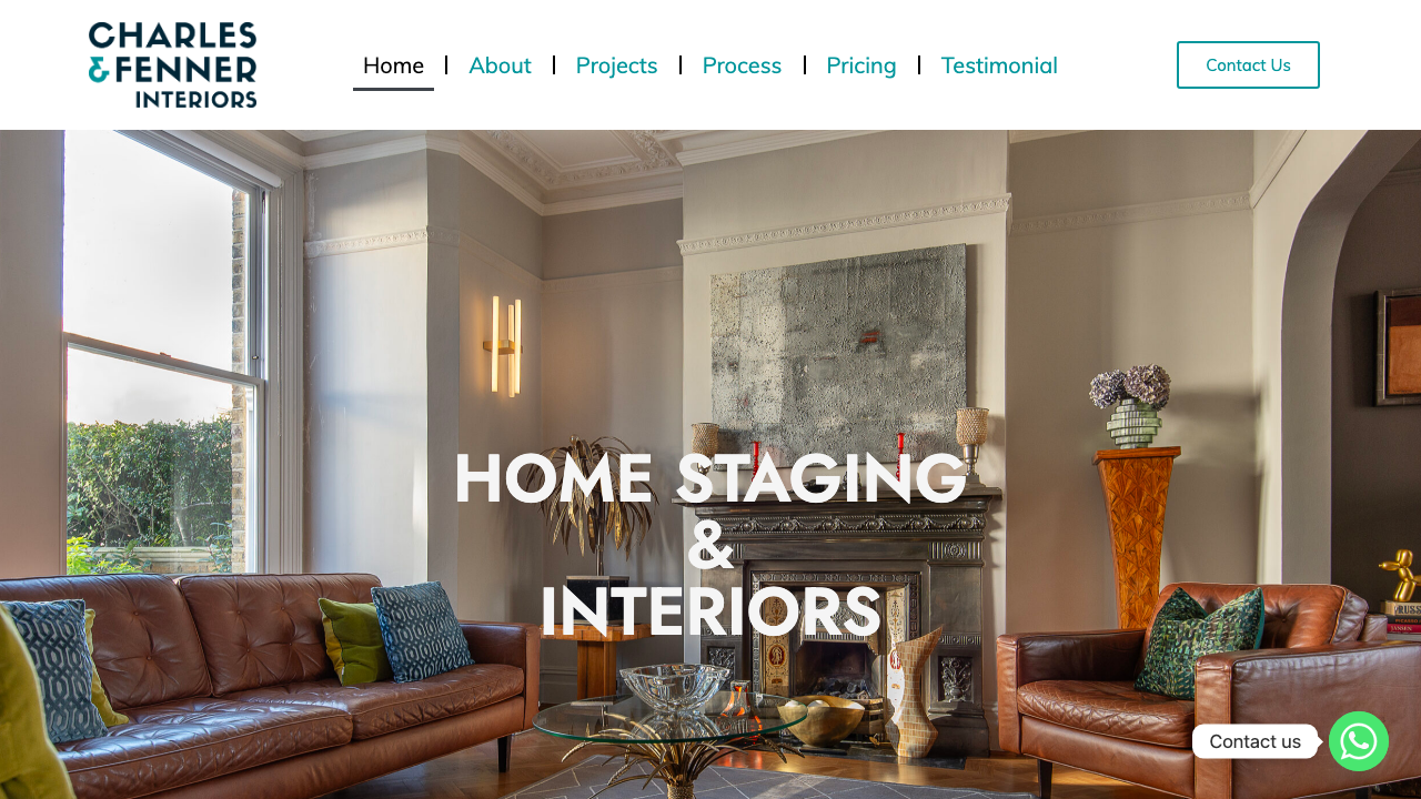CHARLES & FENNER INTERIORS LTD website preview