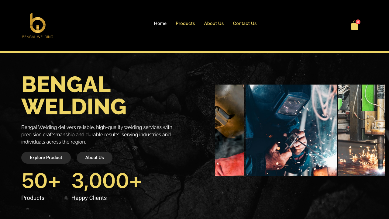 BENGAL WELDING LIMITED website preview