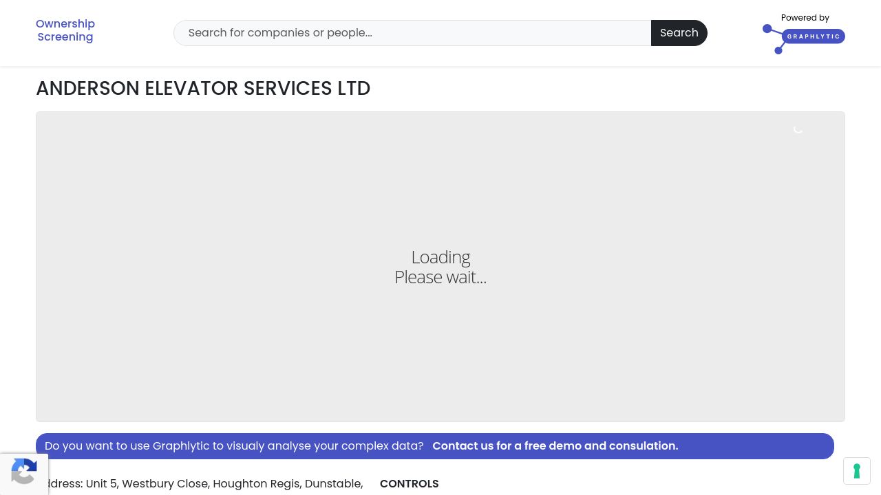 ANDERSON ELEVATOR SERVICES LTD website preview