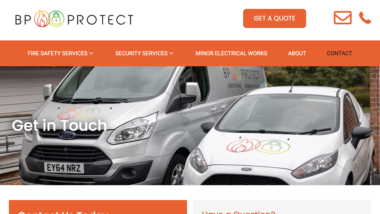 BP PROTECT LIMITED website preview